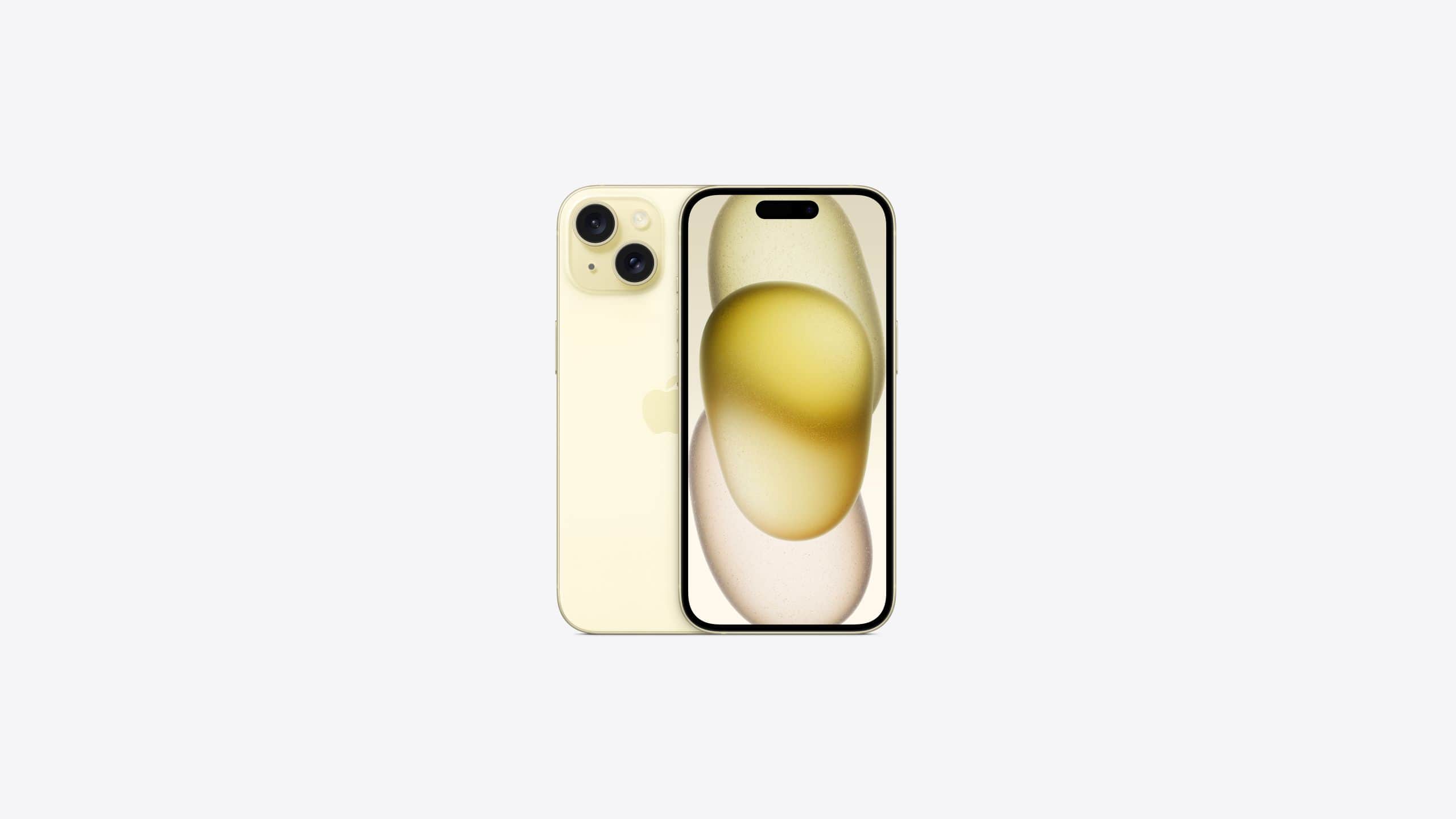 iphone 15 and iphone 15 plus yellow